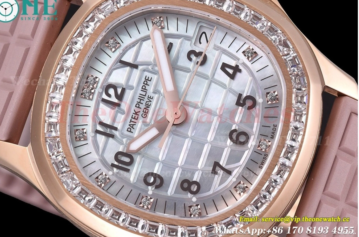 Dial RG A324 Dia Ladies Mop 35.6mm Aquanaut RU PPF 0518